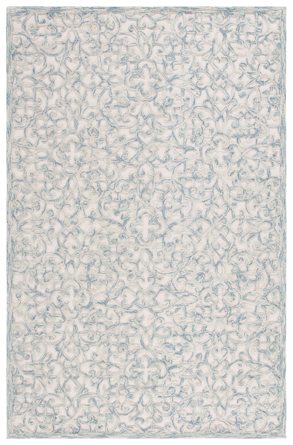 Martha Stewart 3513 Rug, MSR3513 - Blue / Ivory 9' x 12'