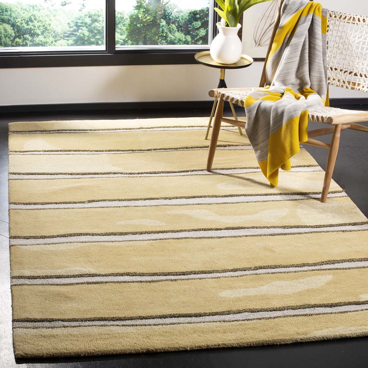 Martha Stewart 3617 Rug, MSR3617 - Toffee Gold