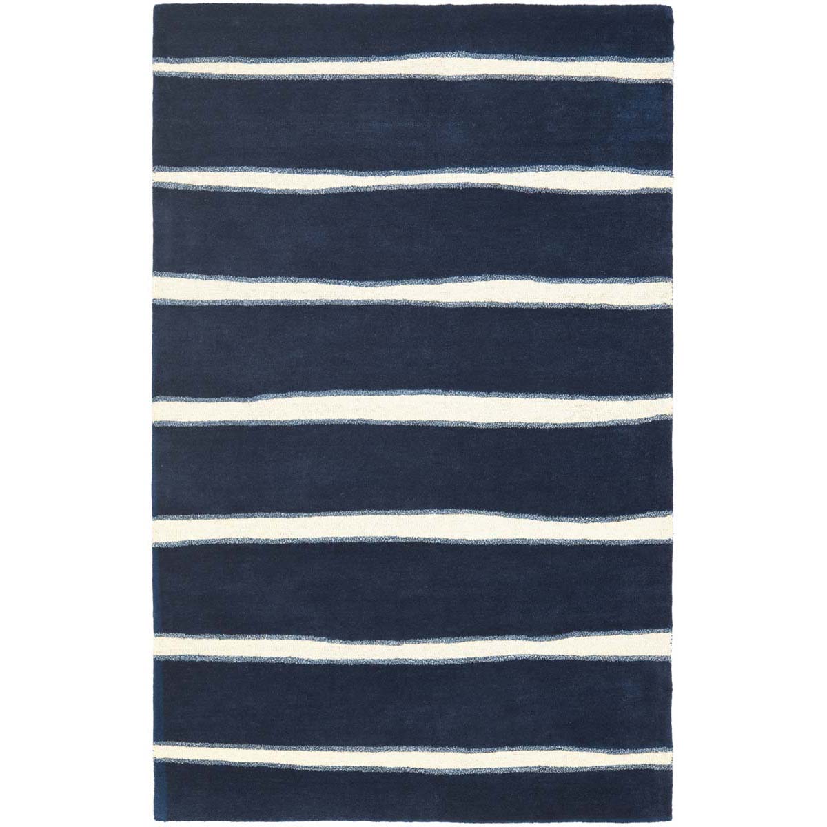 Martha Stewart 3617 Rug, MSR3617 - Wrought Iron / Navy