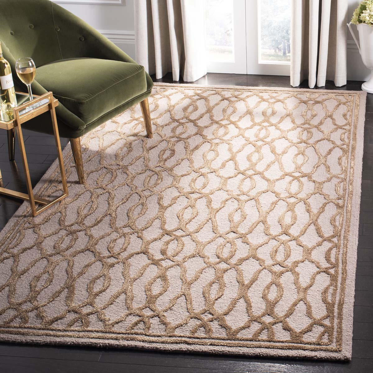 Martha Stewart 3822 Rug, MSR3822 - Brown / Bronze