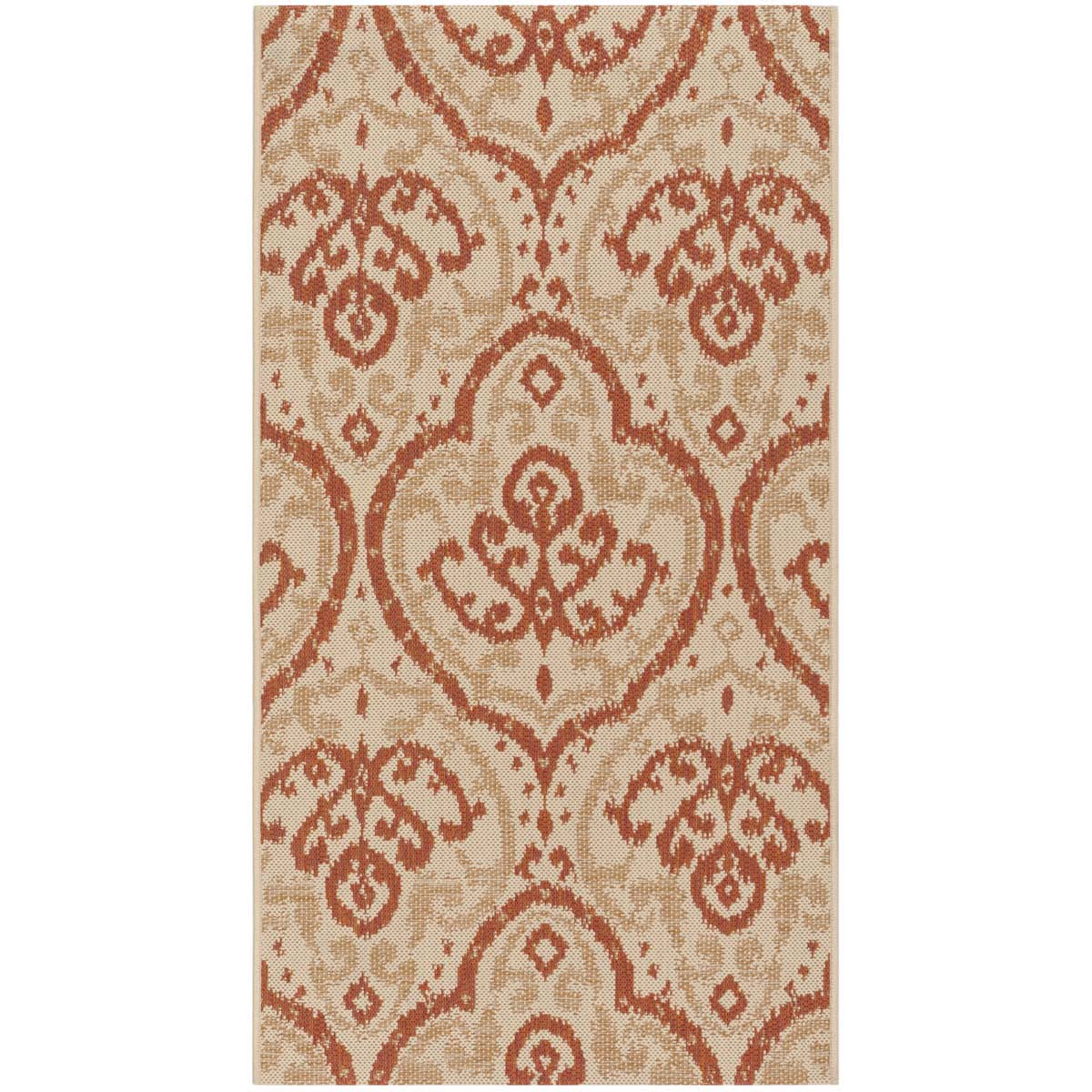 Martha Stewart 411 Rug, MSR411 - Beige / Terracotta