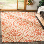 Martha Stewart 411 Rug, MSR411 - Beige / Terracotta