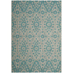 Martha Stewart 411 Rug, MSR411 - Grey / Aqua