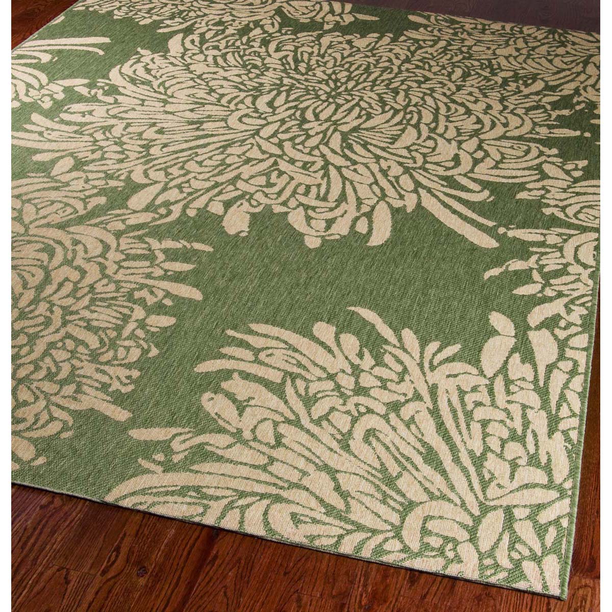 Martha Stewart 4125 Rug, MSR4125 - Green / Beige