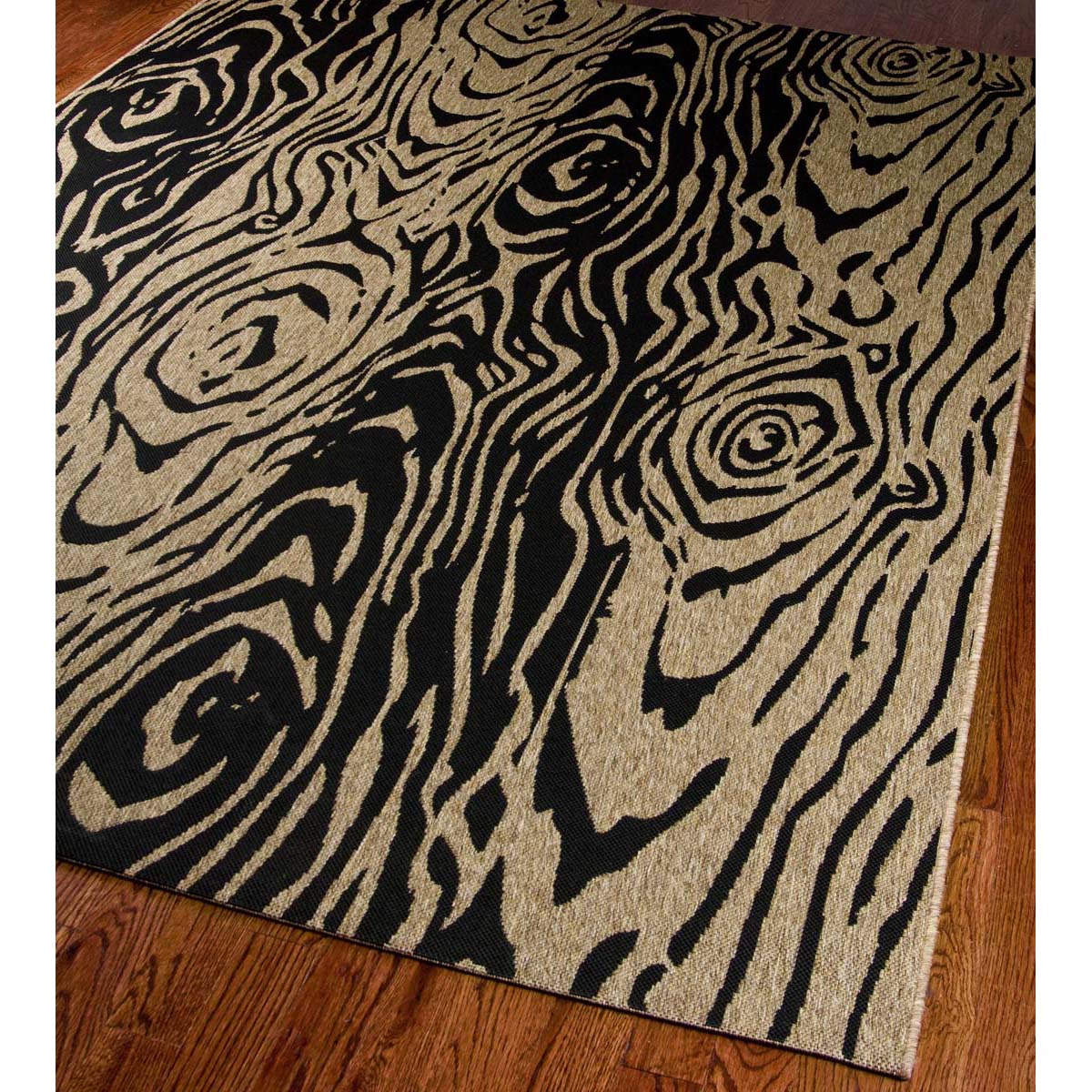 Martha Stewart 4126 Rug, MSR4126 - Coffee / Black