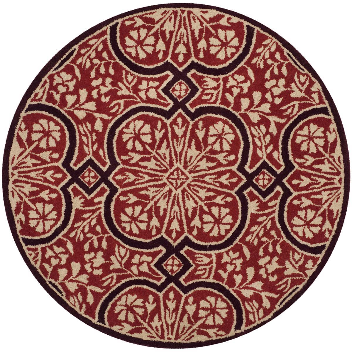 Martha Stewart 4551 Rug, MSR4551 - Vermillon