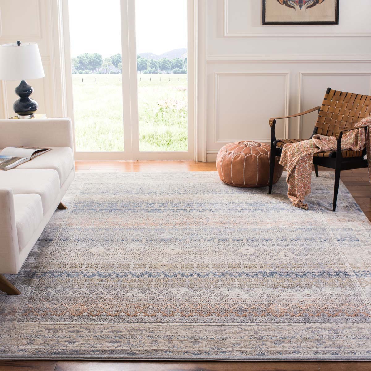 Martha Stewart 646 Rug, MSR646 - Cream / Grey