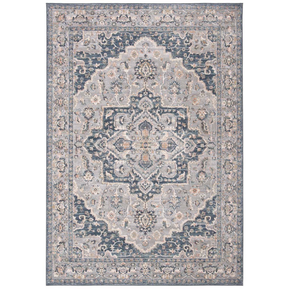 Martha Stewart 684 Rug, MSR684 - Cream / Blue