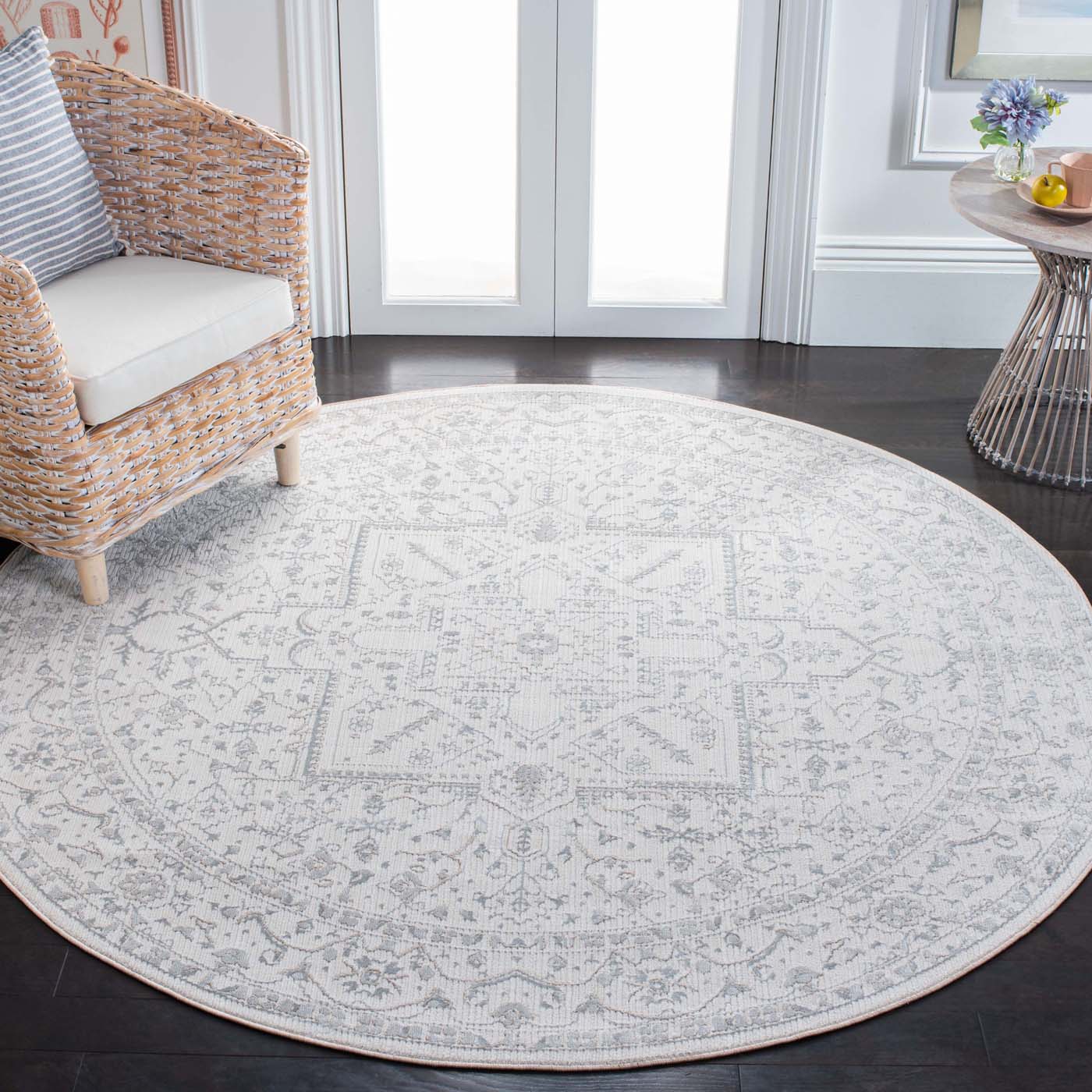 Martha Stewart 8931 Rug, MSR8931 - Ivory / Light Grey