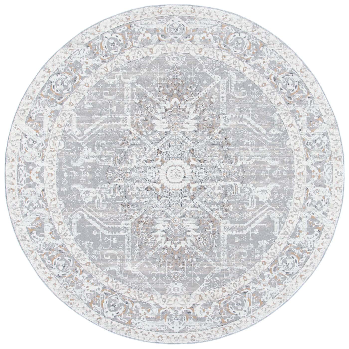 Martha Stewart 8934 Rug, MSR8934 - Ivory / Light Grey