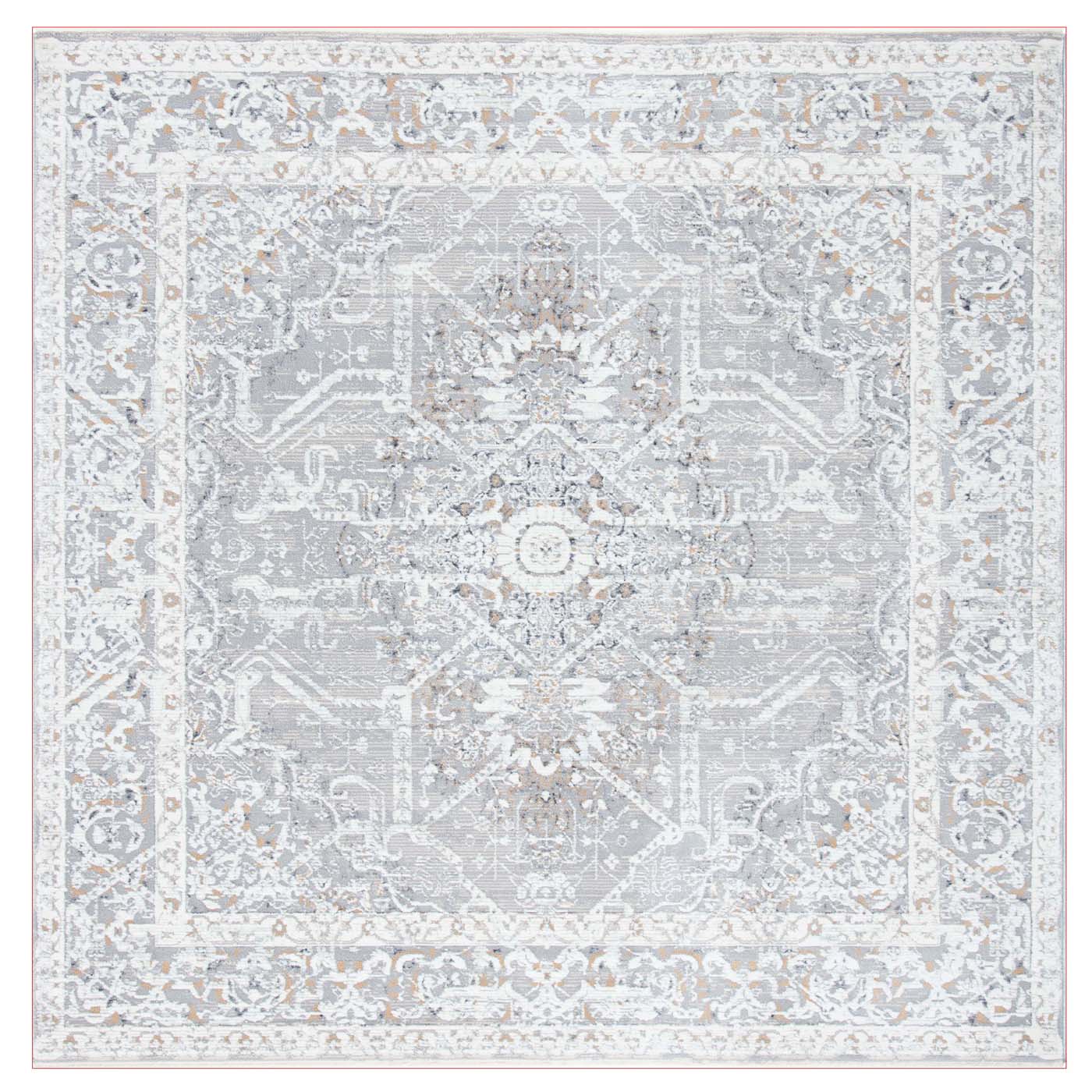 Martha Stewart 8934 Rug, MSR8934 - Ivory / Light Grey