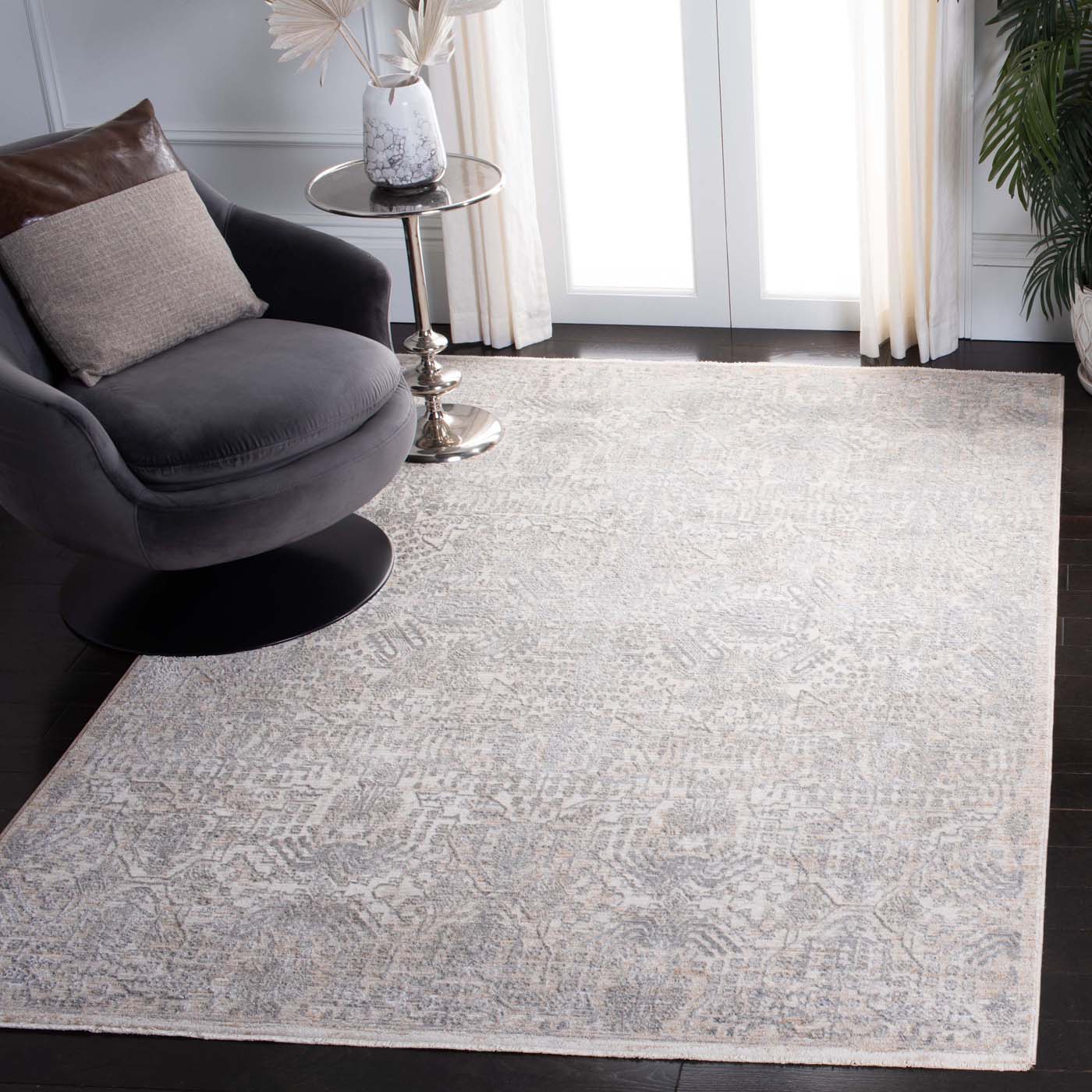 Martha Stewart 8989 Rug, MSR8989 - Light Grey / Beige