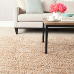 Martha Stewart Shag Rug, MSRS0267 - Beige