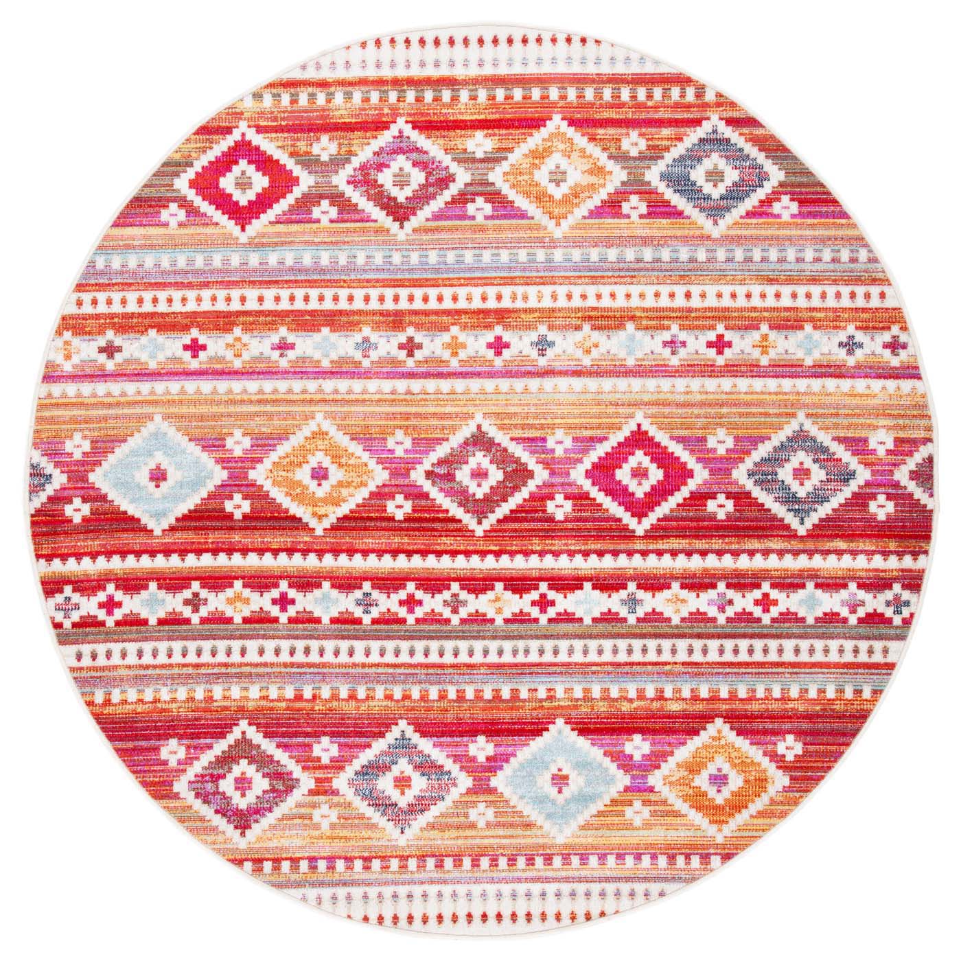 Safavieh Montage 272 Rug, MTG272 - Red / Fuchsia