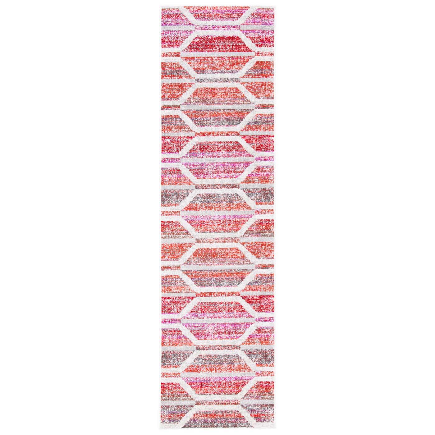 Safavieh Montage 481 Rug, MTG481 - Red / Ivory