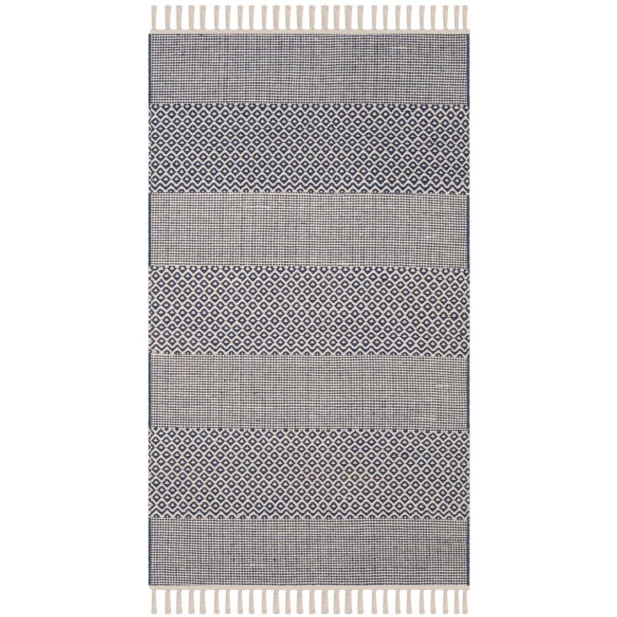 Safavieh Montauk 330 Rug, MTK330 - Ivory / Navy