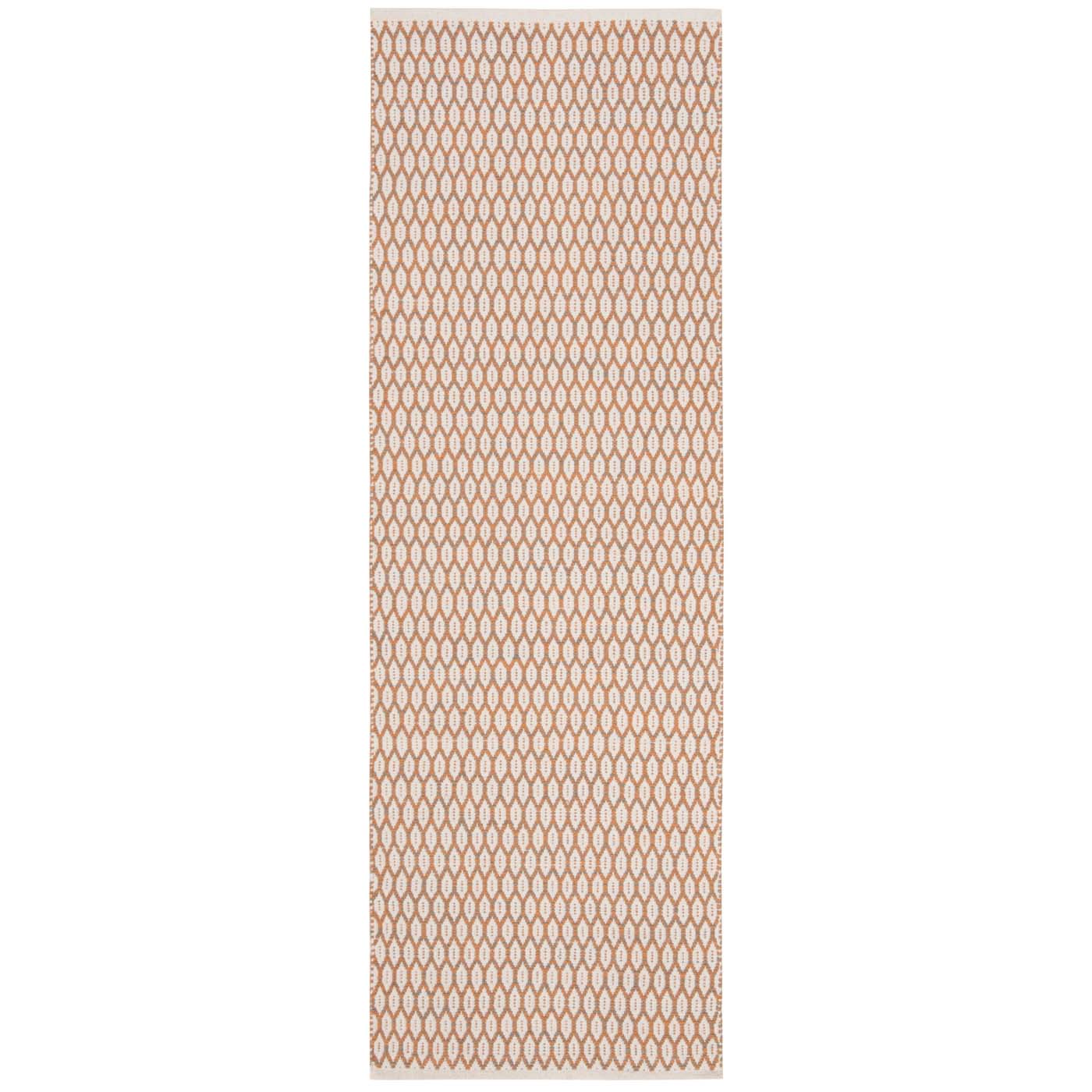 Safavieh Montauk 608 Rug, MTK608 - Orange / Ivory