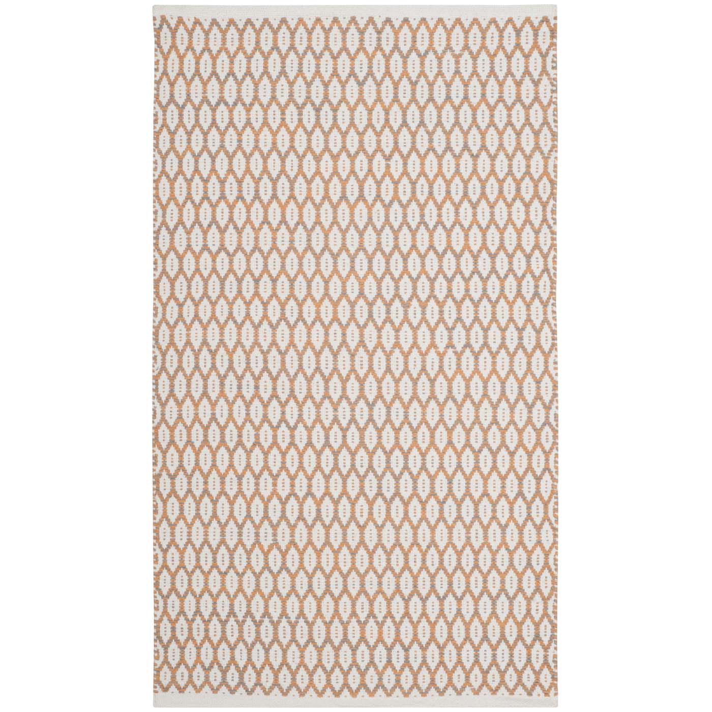 Safavieh Montauk 608 Rug, MTK608 - Orange / Ivory