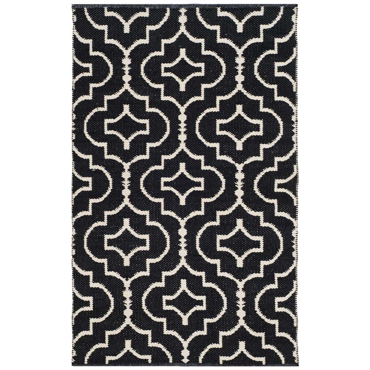 Safavieh Montauk 722 Rug, MTK722 - Black / Ivory