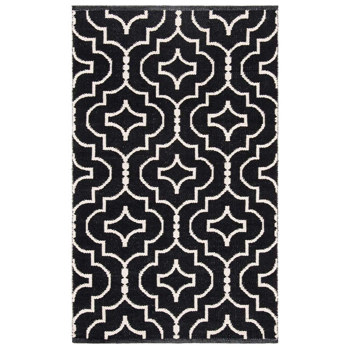 Safavieh Montauk 722 Rug, MTK722 - Black / Ivory