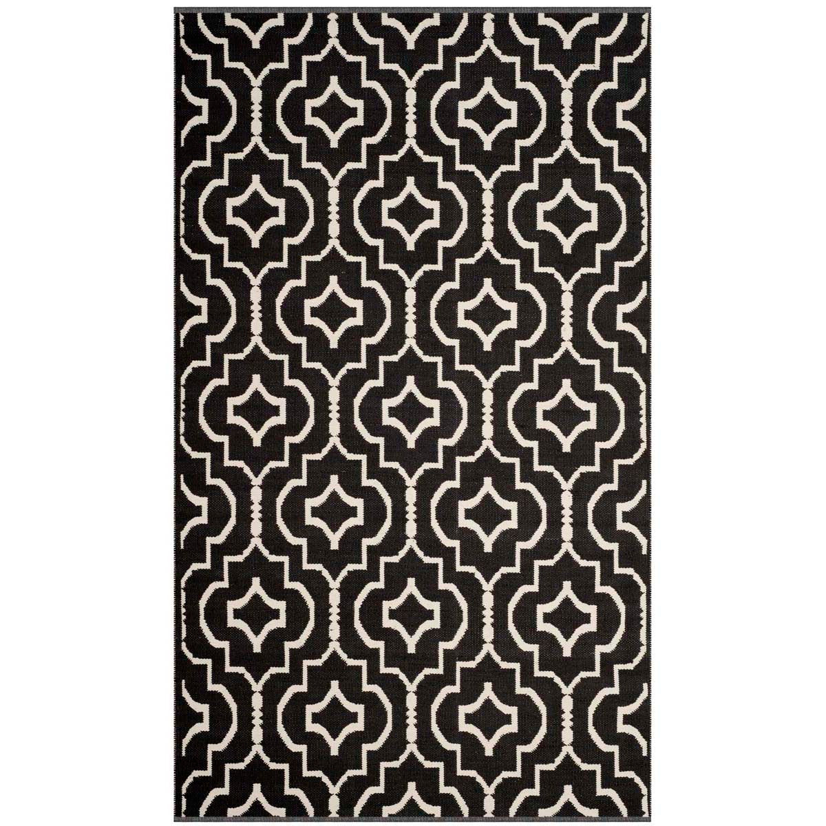 Safavieh Montauk 722 Rug, MTK722 - Black / Ivory