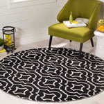 Safavieh Montauk 722 Rug, MTK722 - Black / Ivory