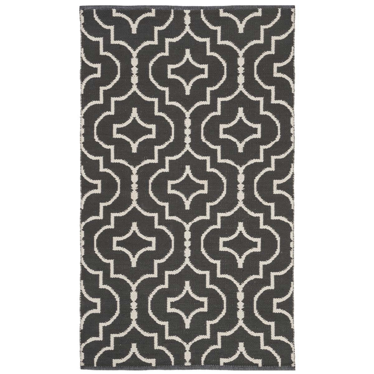 Safavieh Montauk 722 Rug, MTK722 - Dark Grey / Ivory