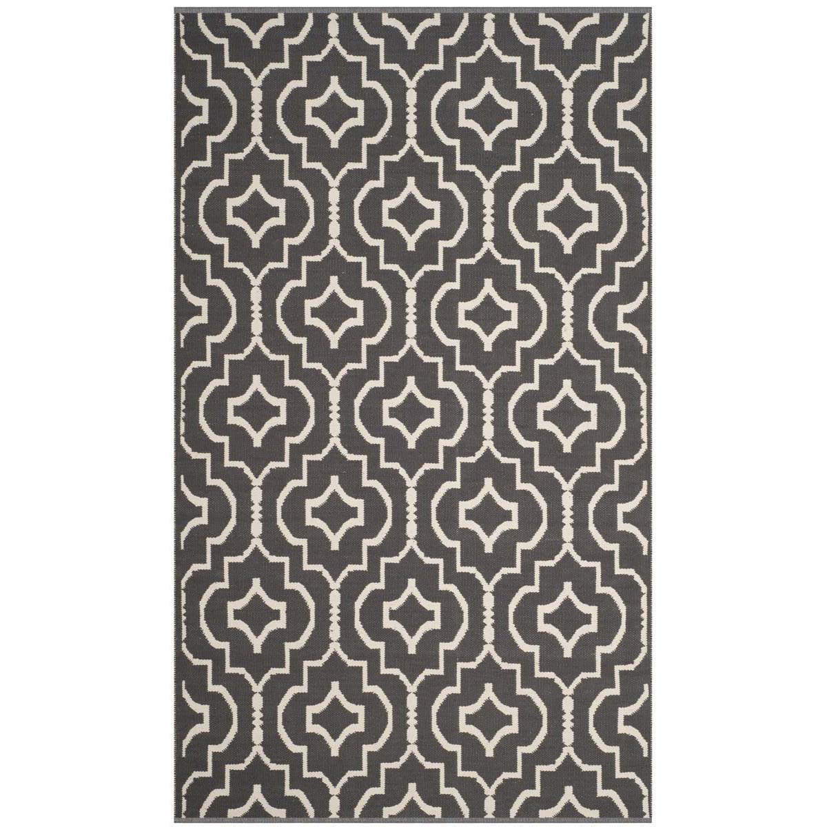 Safavieh Montauk 722 Rug, MTK722 - Dark Grey / Ivory