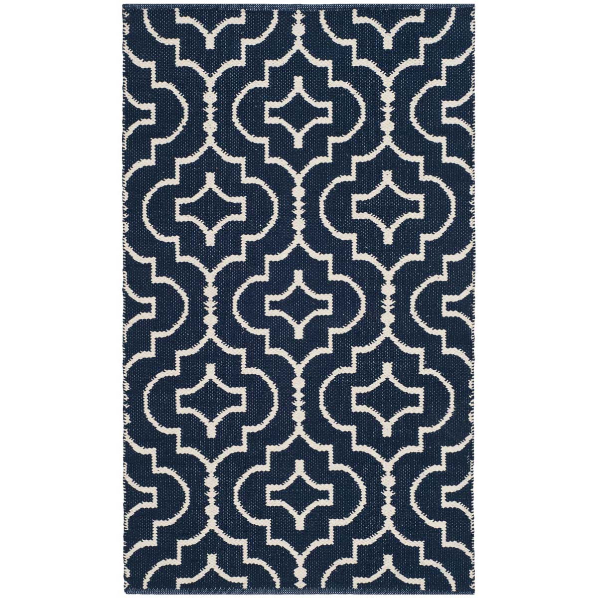 Safavieh Montauk 722 Rug, MTK722 - Navy / Ivory