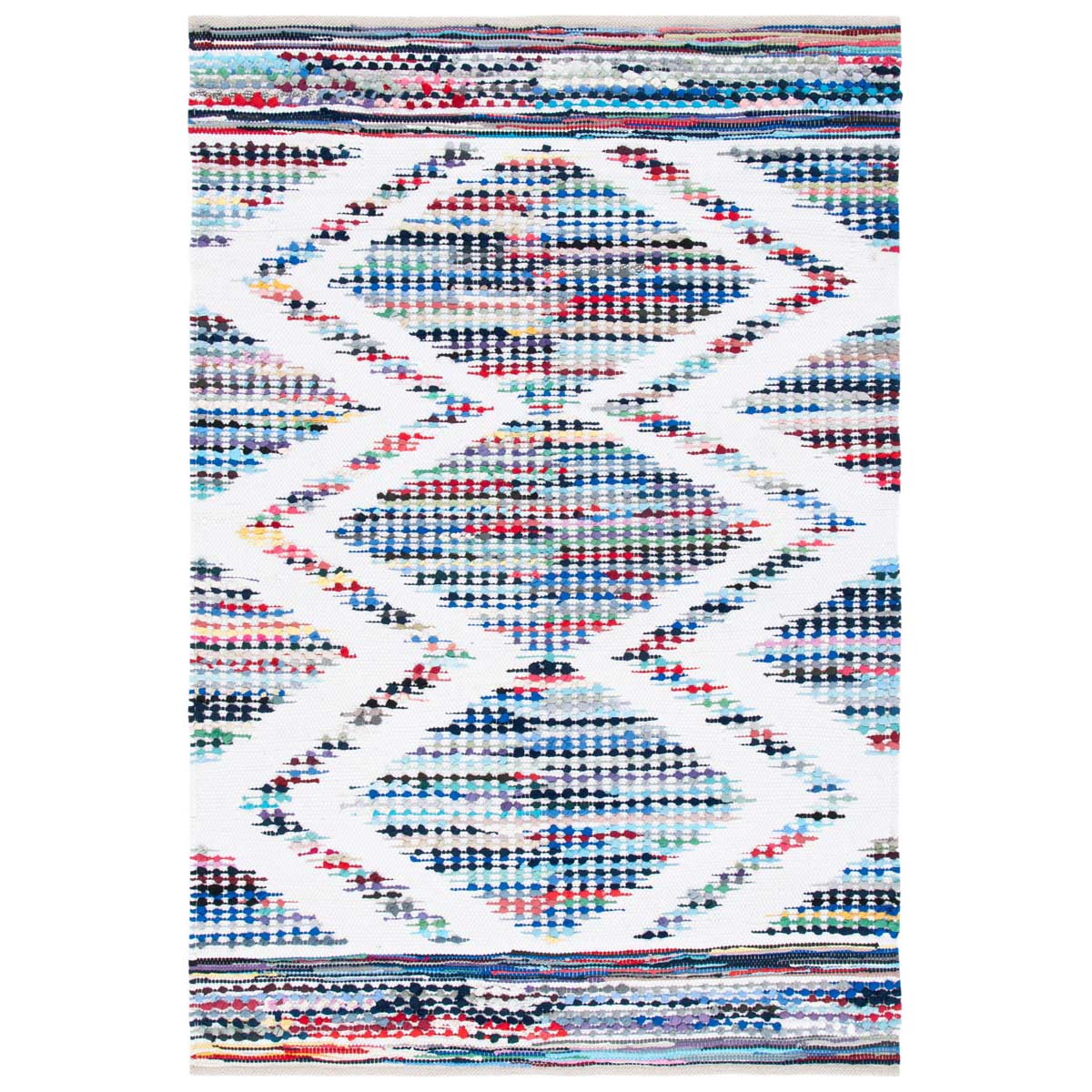 Safavieh Montauk 817 Rug, MTK817 - Ivory / Blue