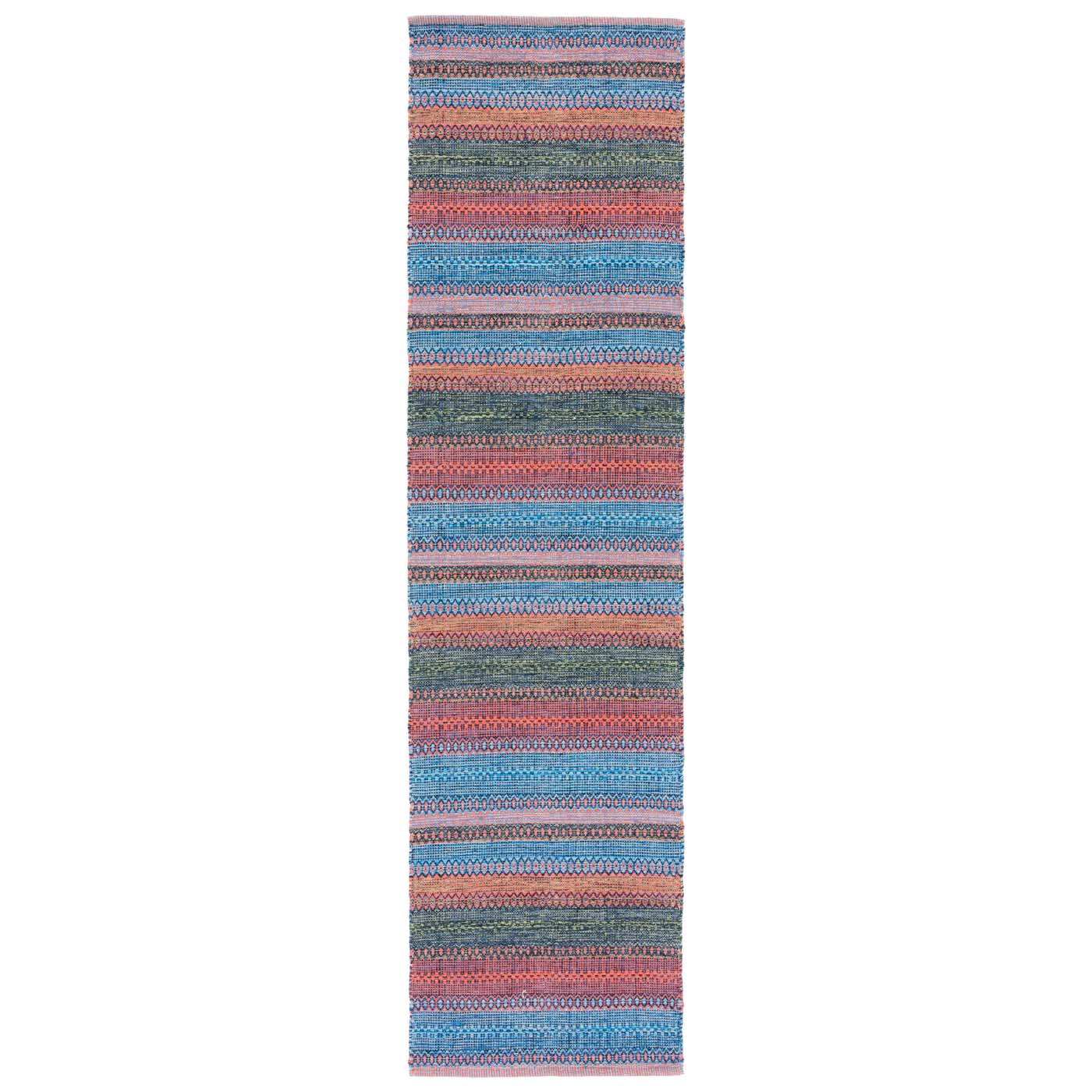 Safavieh Montauk 851 Rug, MTK851 - Blue / Orange