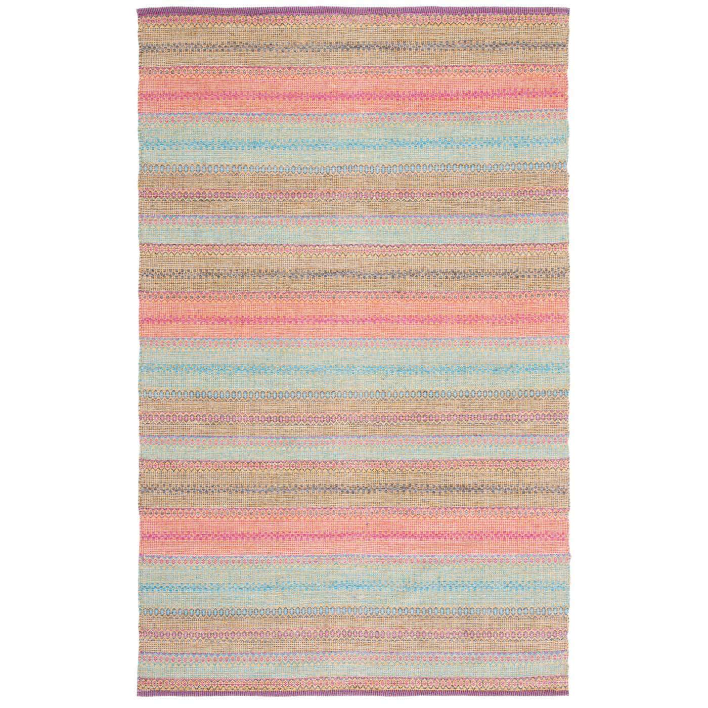 Safavieh Montauk 851 Rug, MTK851 - Blue / Pink