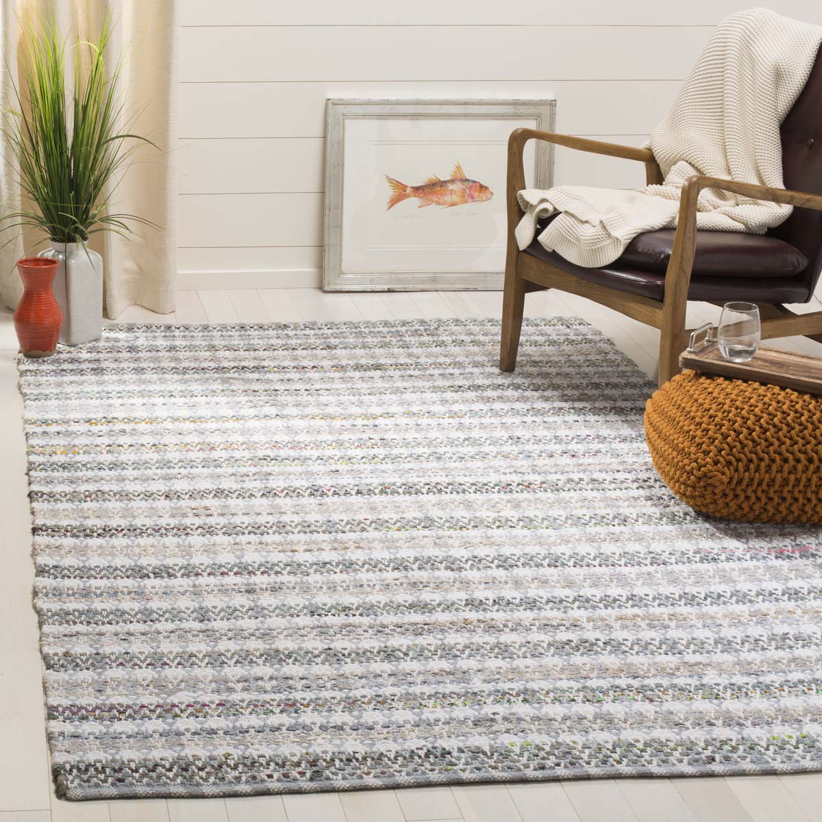 Safavieh Montauk 950 Rug, MTK950 - Grey / Multi