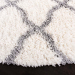 Safavieh Moroccan Tassel Shag 358 Rug, MTS358 - Ivory / Light Grey