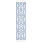 Safavieh Moroccan Tassel Shag 452 Rug, MTS452 - Ivory / Light Blue