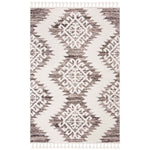 Safavieh Moroccan Tassel Shag 652 Rug, MTS652 - Ivory / Brown