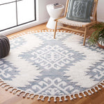 Safavieh Moroccan Tassel Shag 652 Rug, MTS652 - Teal / Ivory