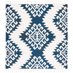 Safavieh Moroccan Tassel Shag 652 Rug, MTS652 - Navy / Ivory