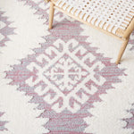 Safavieh Moroccan Tassel Shag 652 Rug, MTS652 - Pink / Ivory