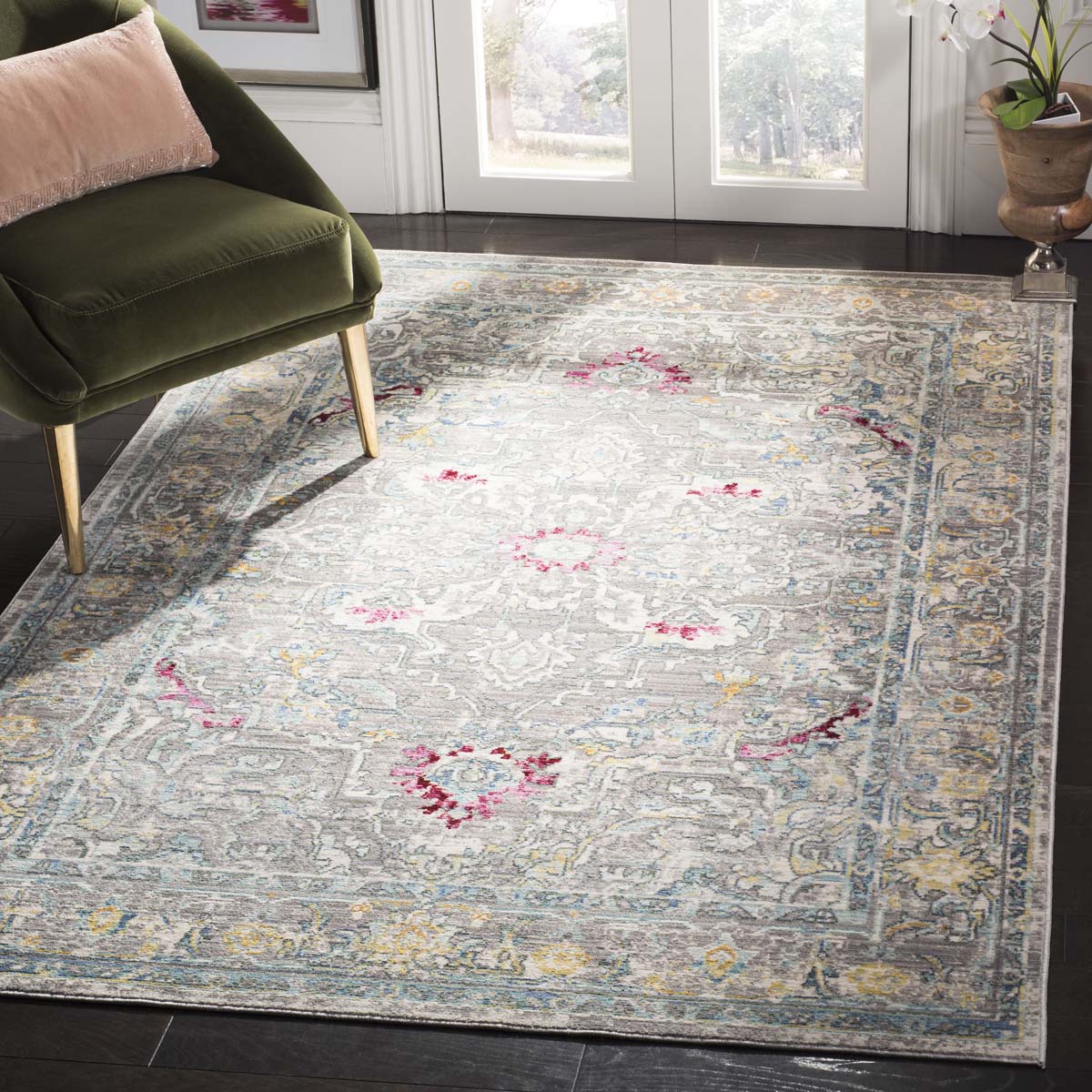 Safavieh Mystique 922 Rug, MYS922 - Grey / Multi