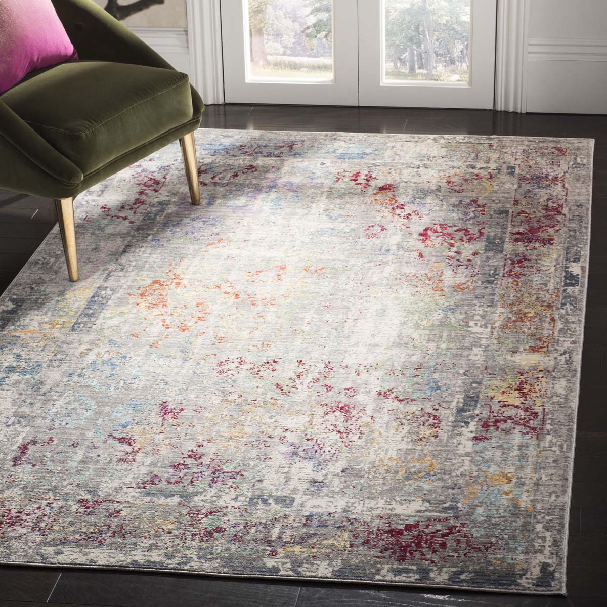 Safavieh Mystique 923 Rug, MYS923 - Grey / Multi