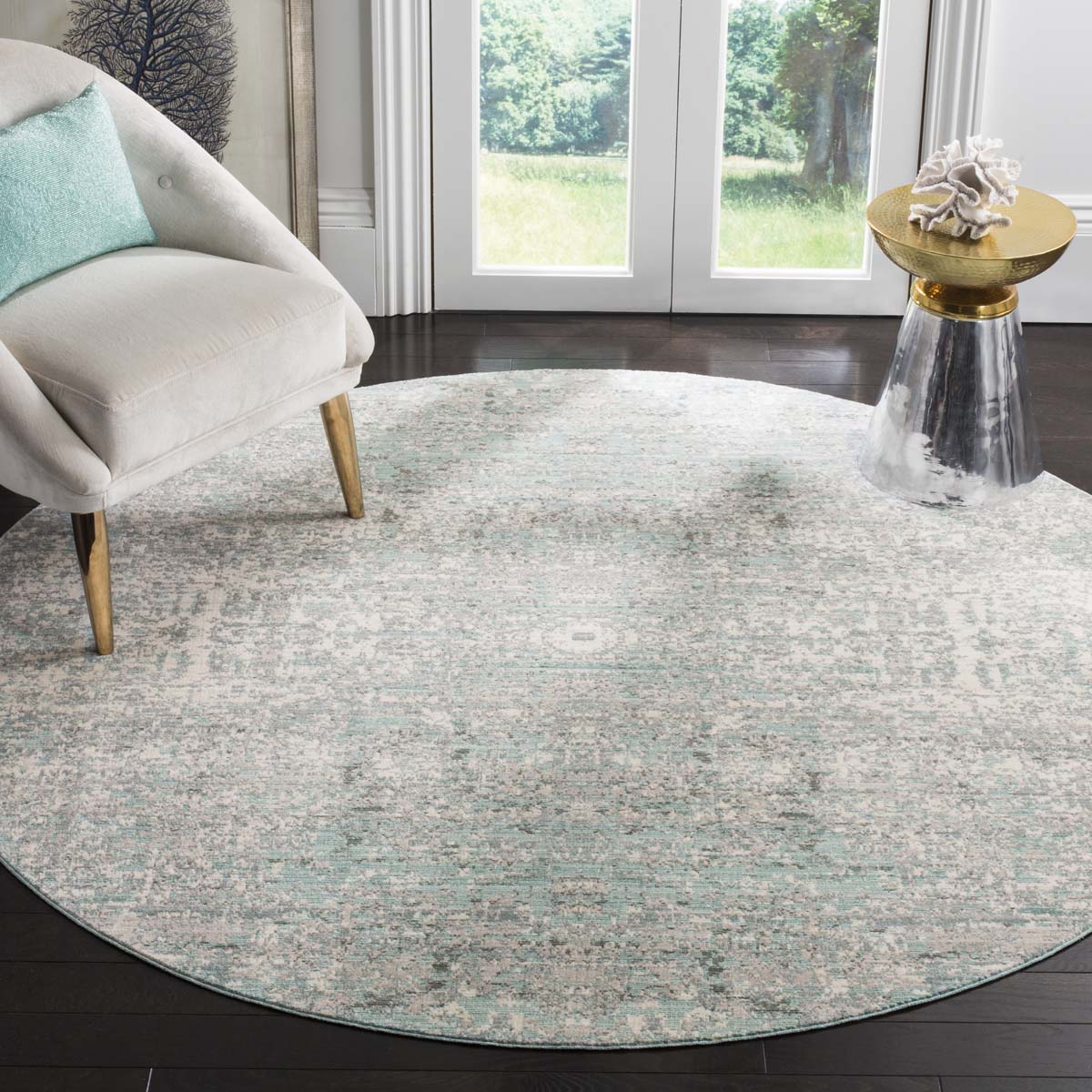 Safavieh Mystique 971 Rug, MYS971 - Teal / Multi