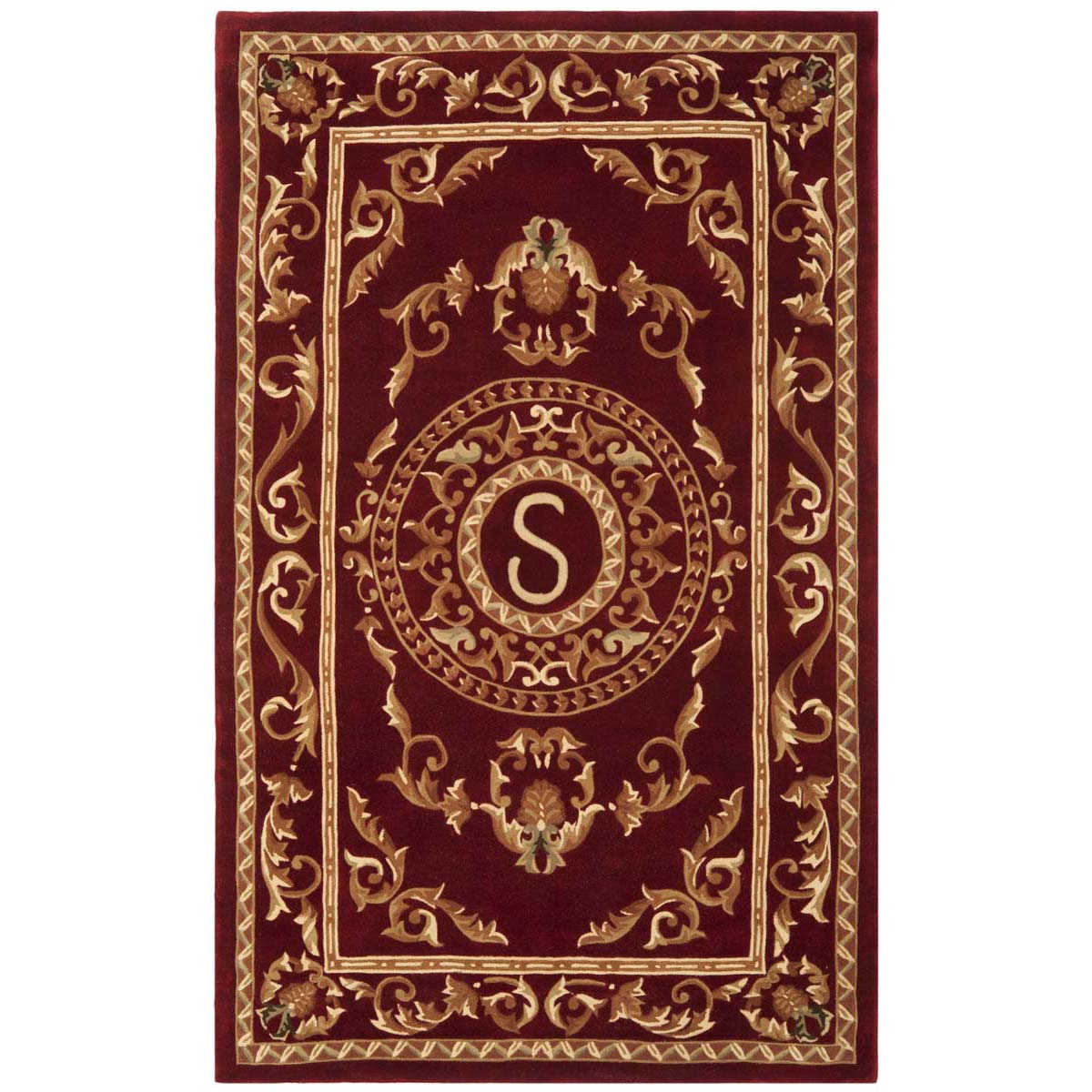 Safavieh Naples 19S Rug, NA519S - Burgundy