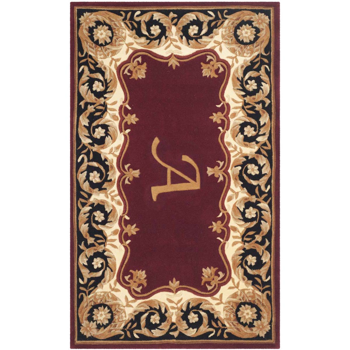 Safavieh Naples 20A Rug, NA520A - Maroon / Beige