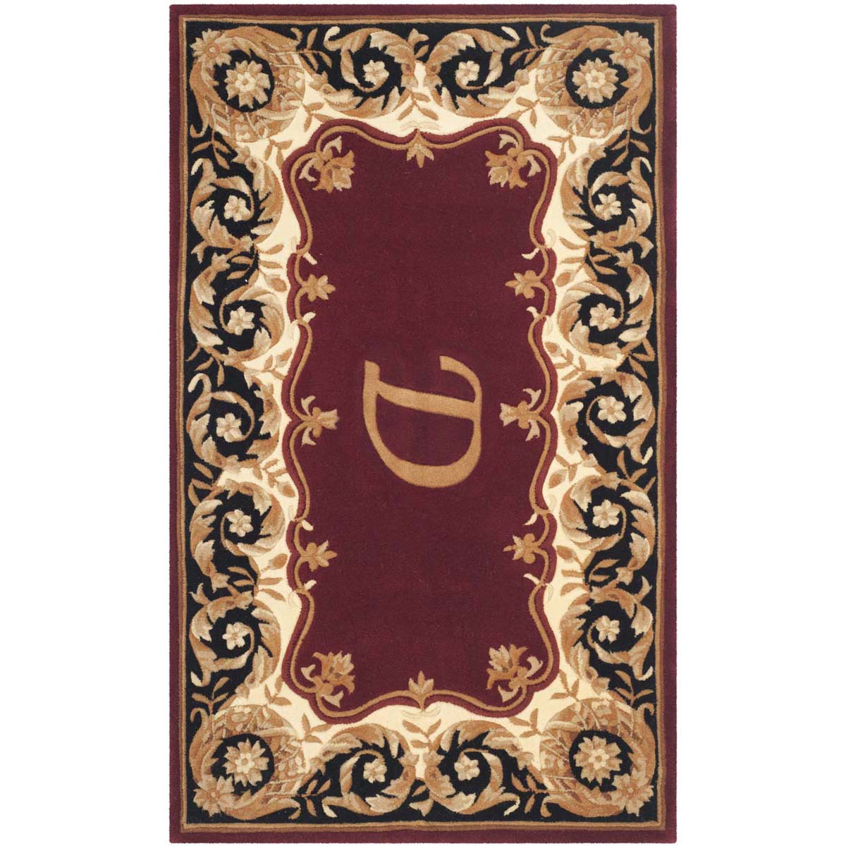 Safavieh Naples 20D Rug, NA520D - Maroon / Beige