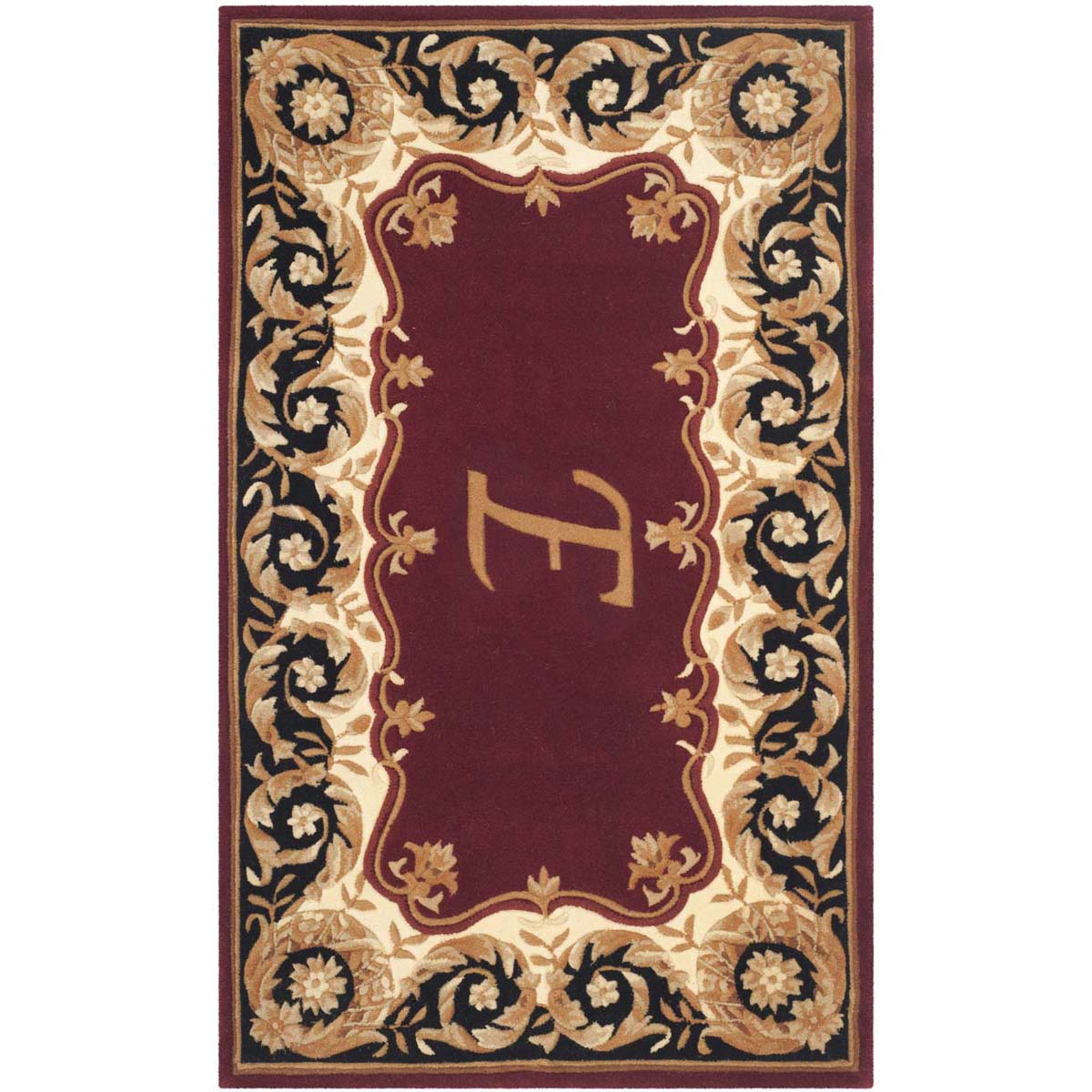 Safavieh Naples 20E Rug, NA520E - Maroon / Beige