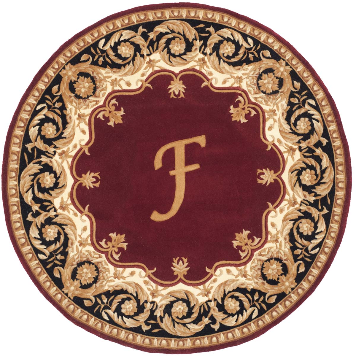 Safavieh Naples 20F Rug, NA520F - Maroon / Beige