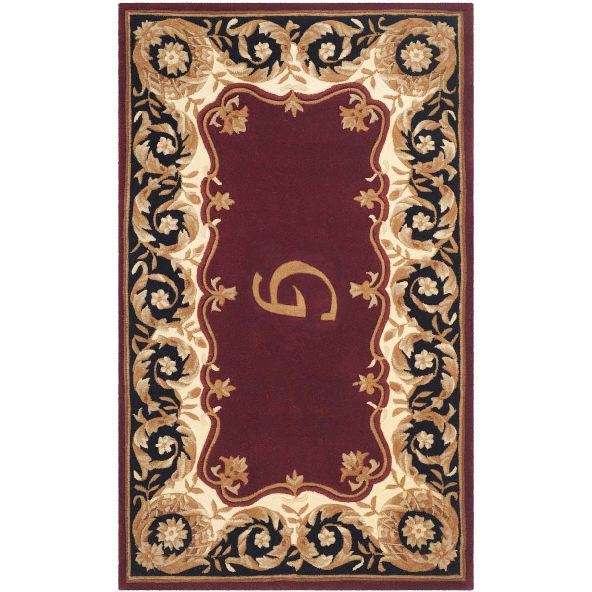 Safavieh Naples 20G Rug, NA520G - Maroon / Beige