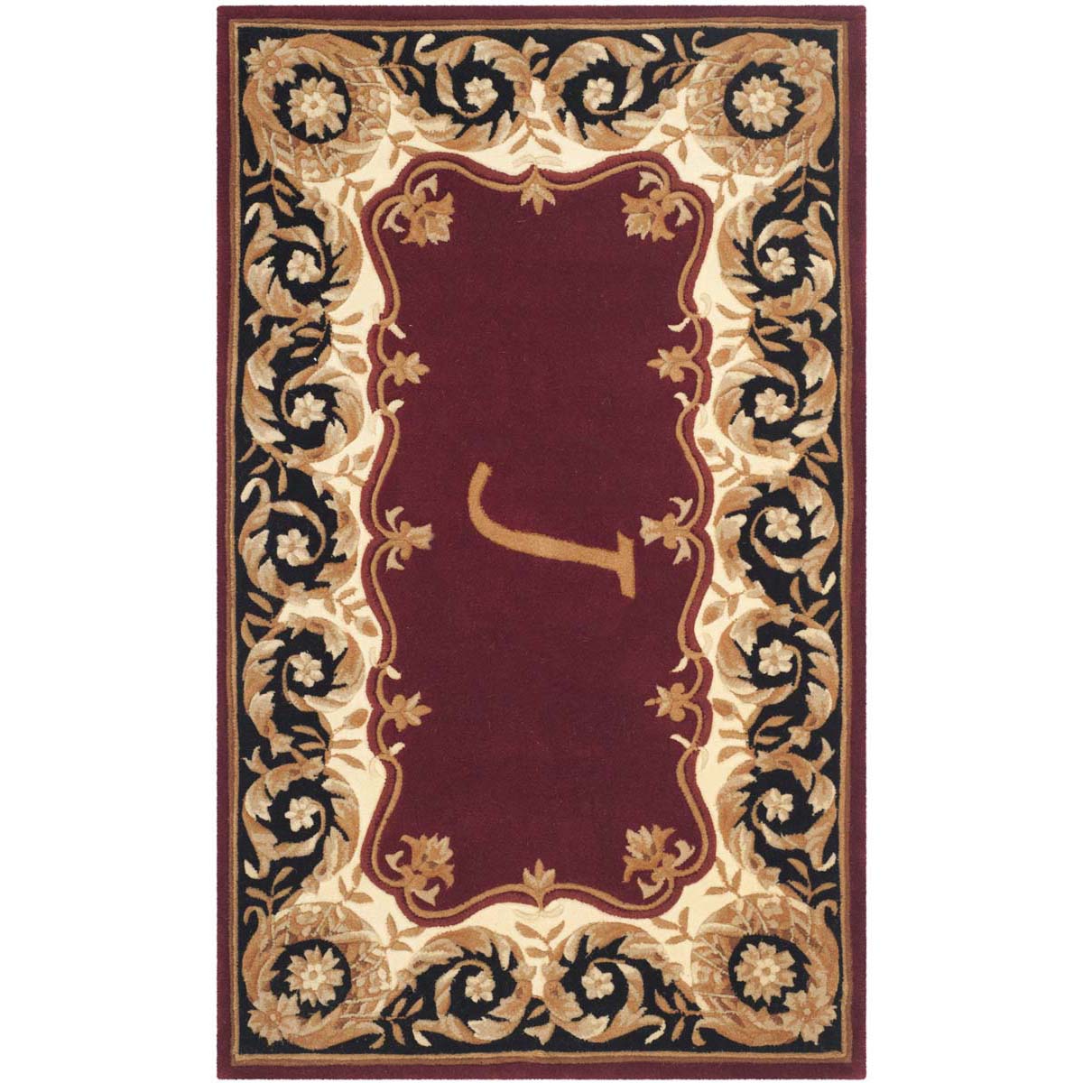 Safavieh Naples 20J Rug, NA520J - Maroon / Beige