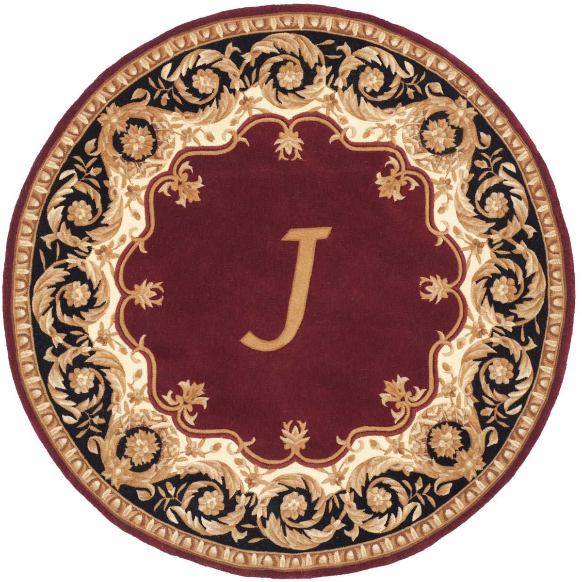 Safavieh Naples 20J Rug, NA520J - Maroon / Beige